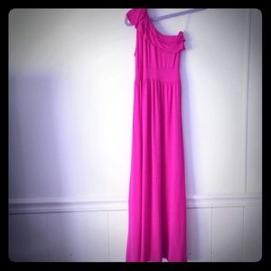 Tween Scene one shoulder maxi dress